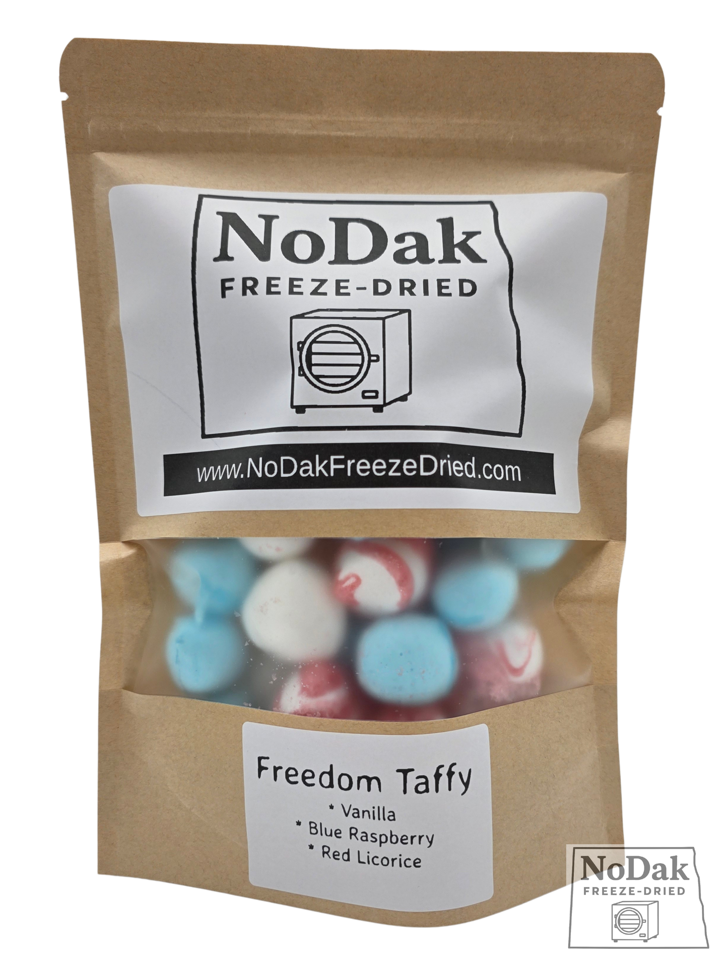 Freedom Salt Water Taffy (Vanilla, Blue Raspberry, Red Licorice)